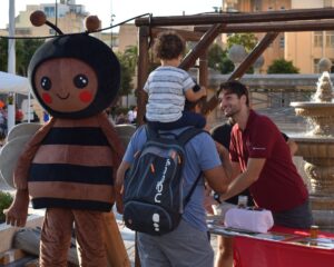 Katerina mascot during a public activity.